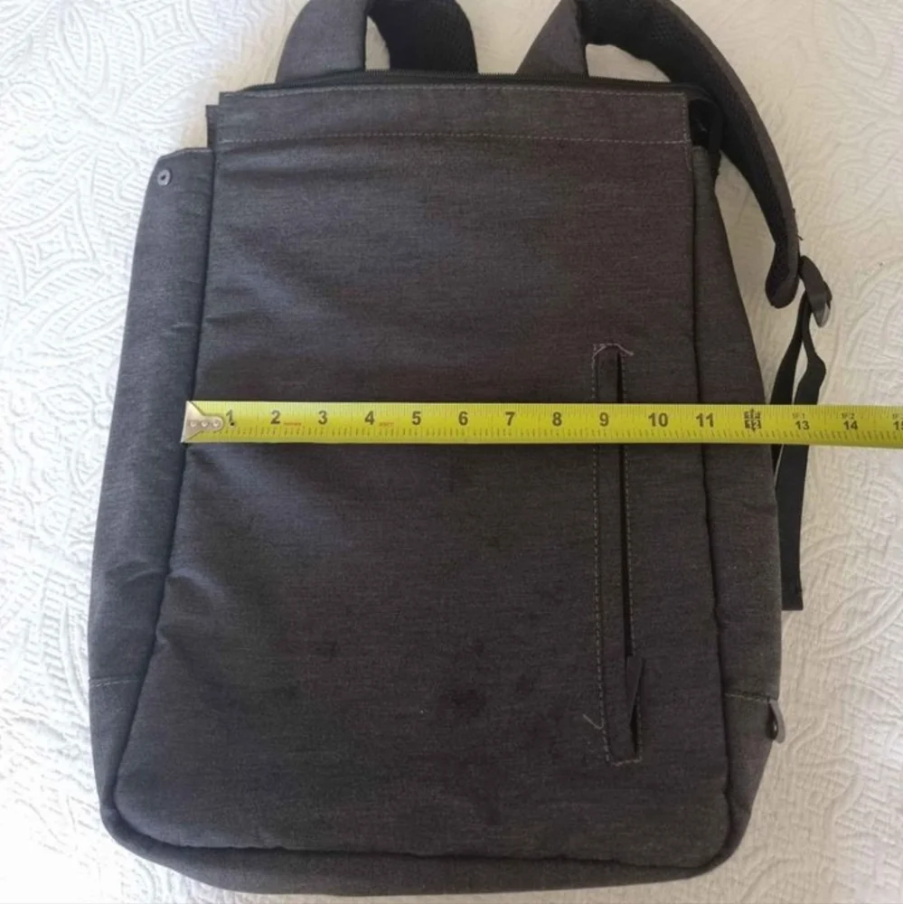 Mi gray laptop backpack